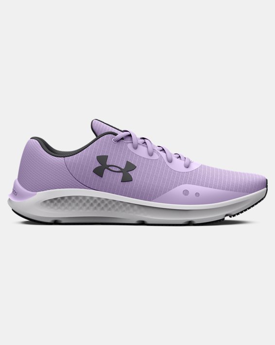 Women's UA Charged Pursuit 3 Tech Running Shoes in Purple image number 0